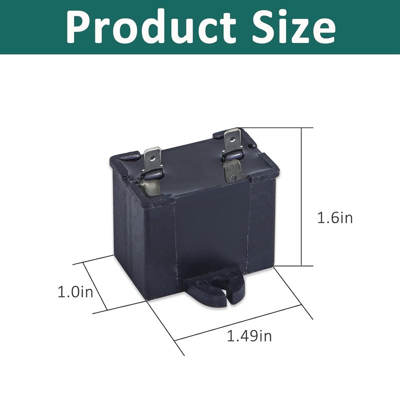 Greatshow WR55X24064 Capacitor for Ge Refrigerator and Freezer Compressor - Replacement for WR55X20800, WR55X23731, WR62X20693, WR62X79, WR62X0079, WR62X10018, WR62X10040 - Image 2